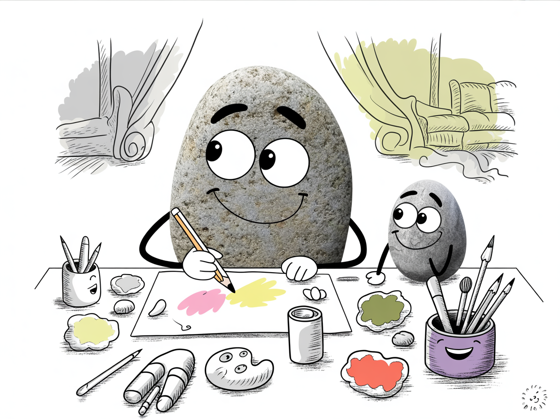 Confident middle school homeschool student working on creative project at home