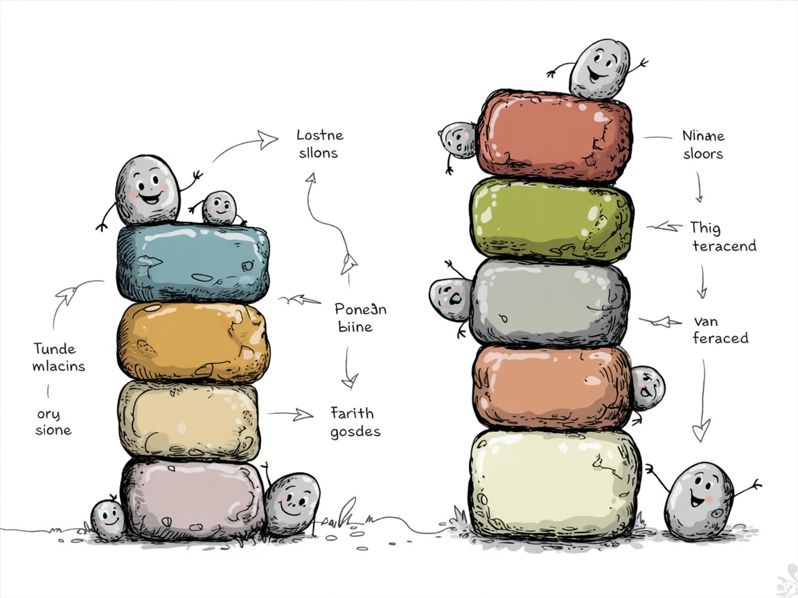 Visual timeline framework for book club discussion questions comparing different age-level conversation structures