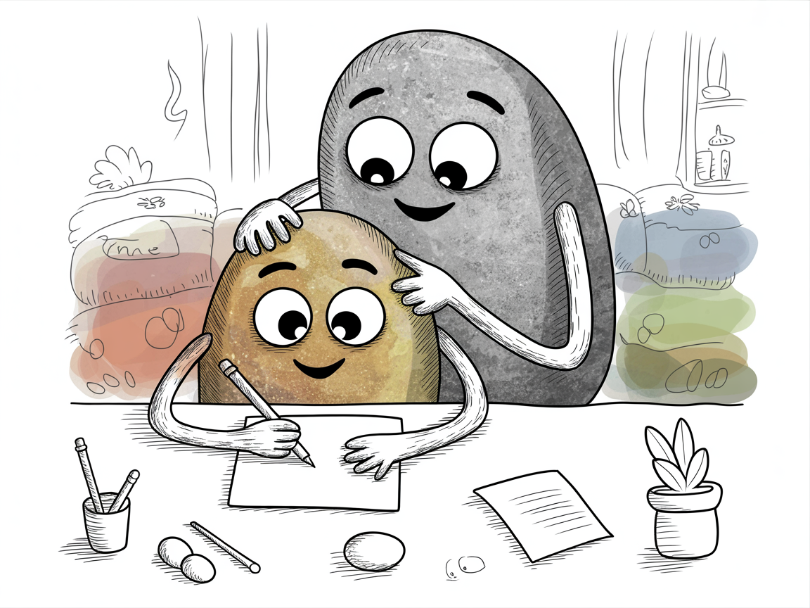 Parent as mentor consulting with teen during homeschooling teenage motivation work session