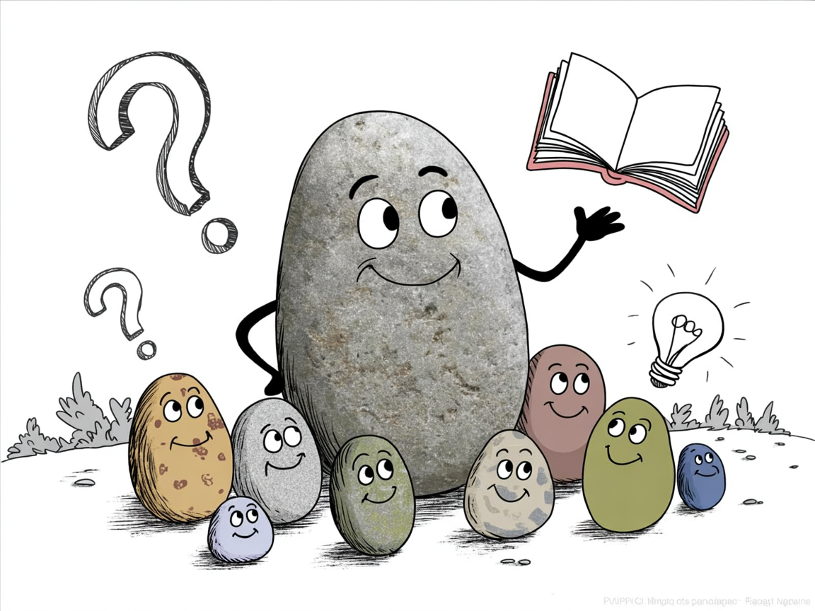 Stone characters exploring what free homeschool curriculum means