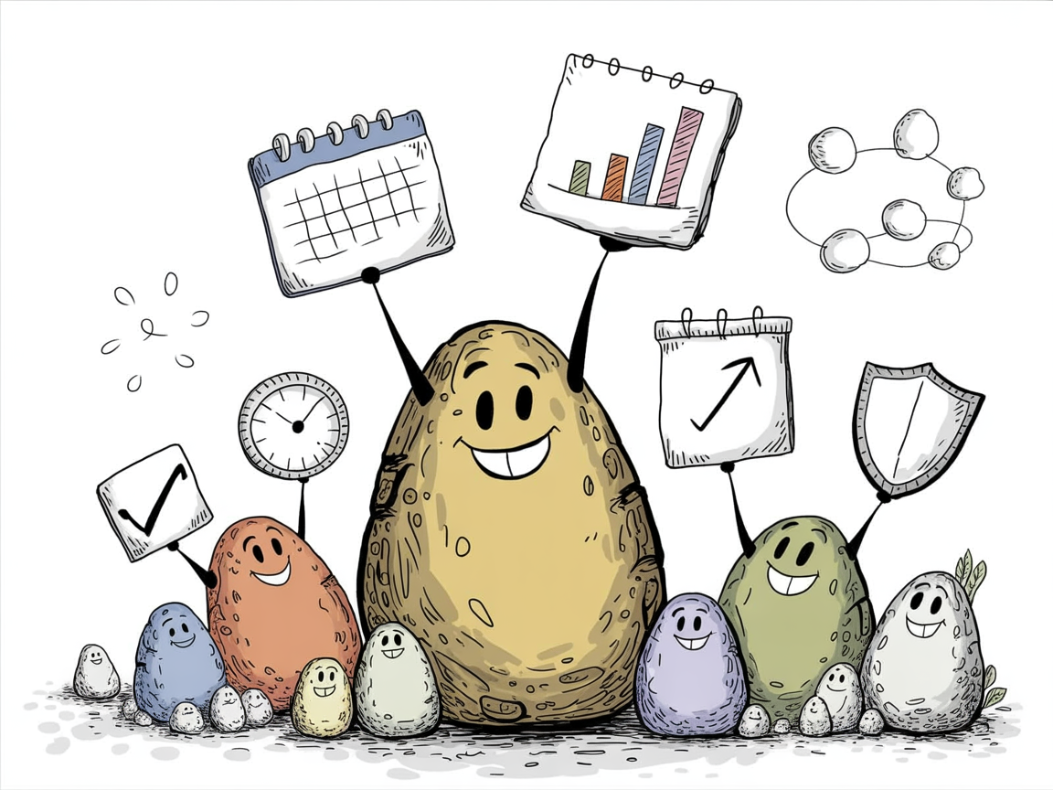 Stone characters demonstrating effective screen time limits enforcement tools