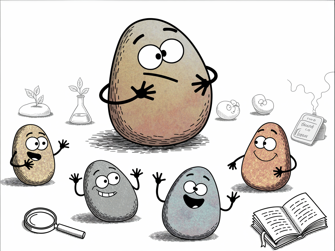 Stone characters exploring qualities of effective homeschool science curriculum options