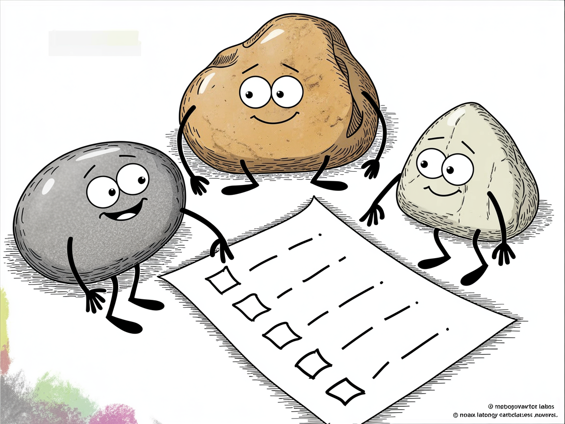 Stone characters reviewing homeschool North Carolina requirements checklist together