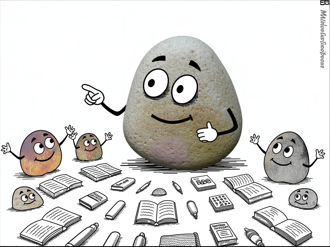 Stone character exploring monarch homeschool learning materials and resources