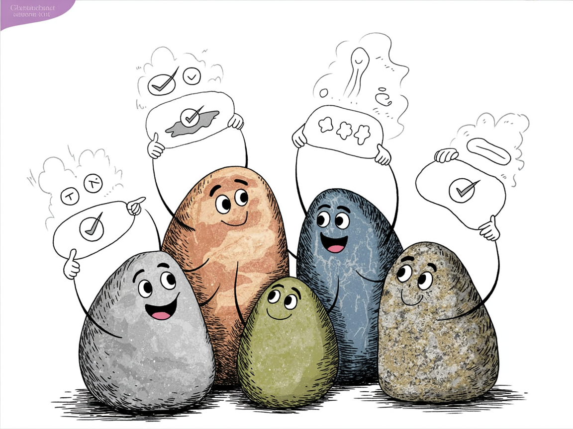 Top features for best homeschool curriculum for math: stone characters evaluating options
