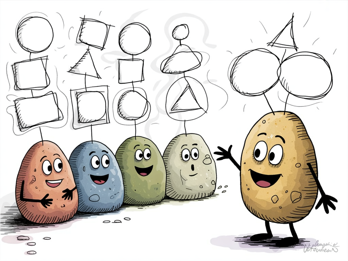 Multiple stone characters showing different florida homeschool evaluator options