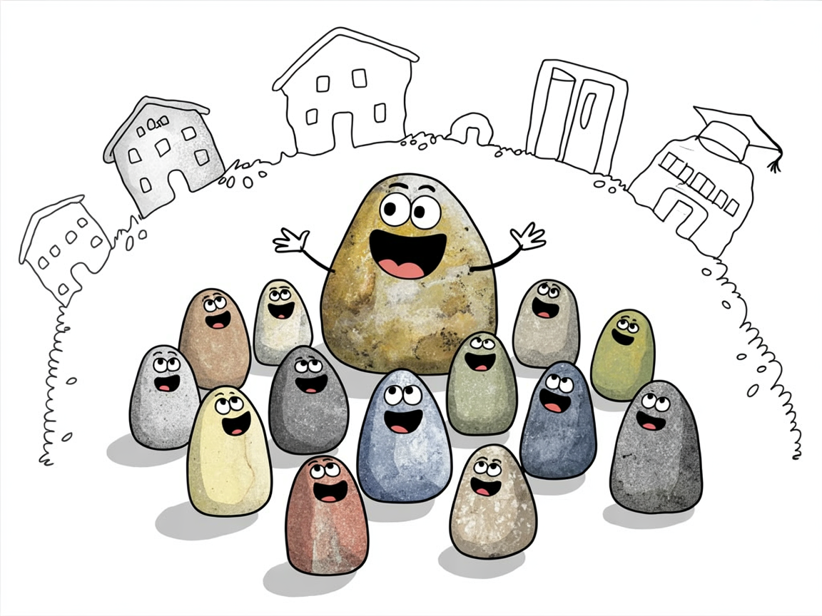 Step up for students jacksonville reviews: stone characters representing schools welcoming families