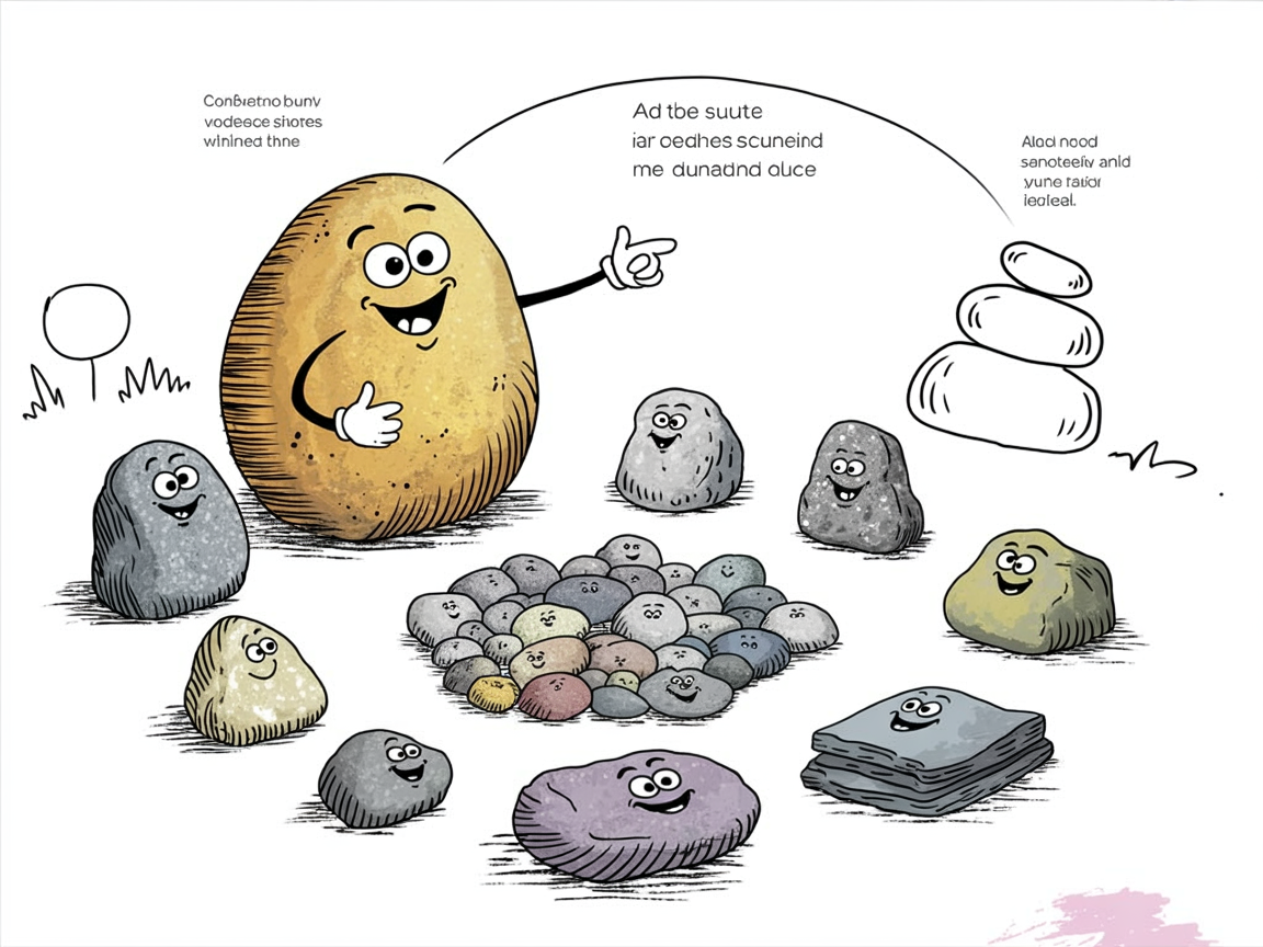 Stone characters explaining what the Florida medallion scholarship is